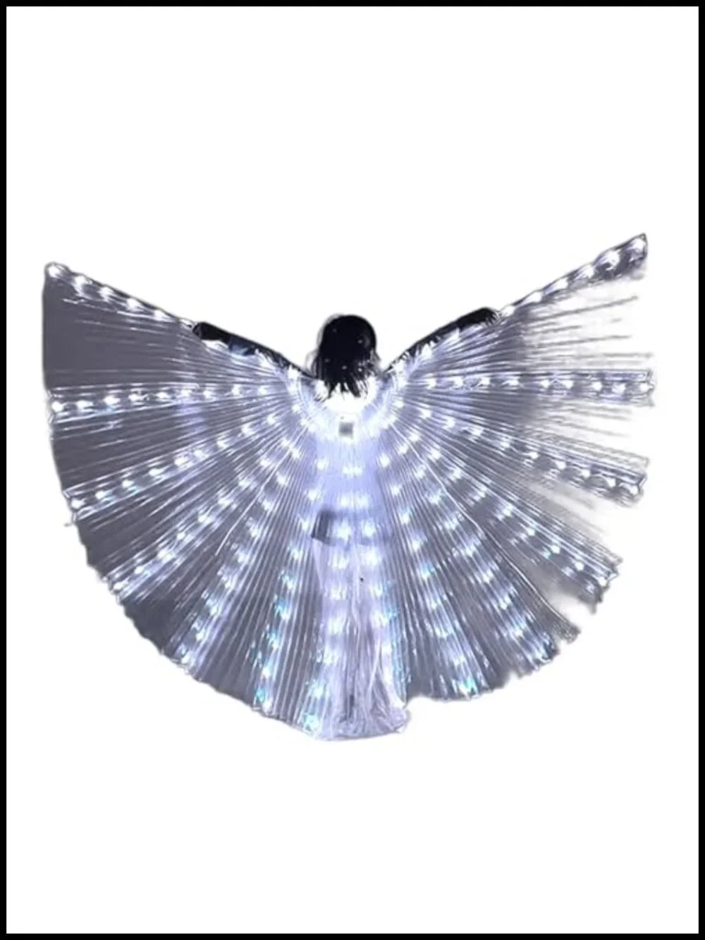 LED Light-Emitting Butterfly Wings Costume Accessory for Dance Parties,
